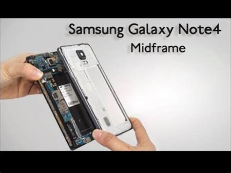 samsung galaxy note 4 metal middle housing|How to separate Note 4 scratched middle frame .